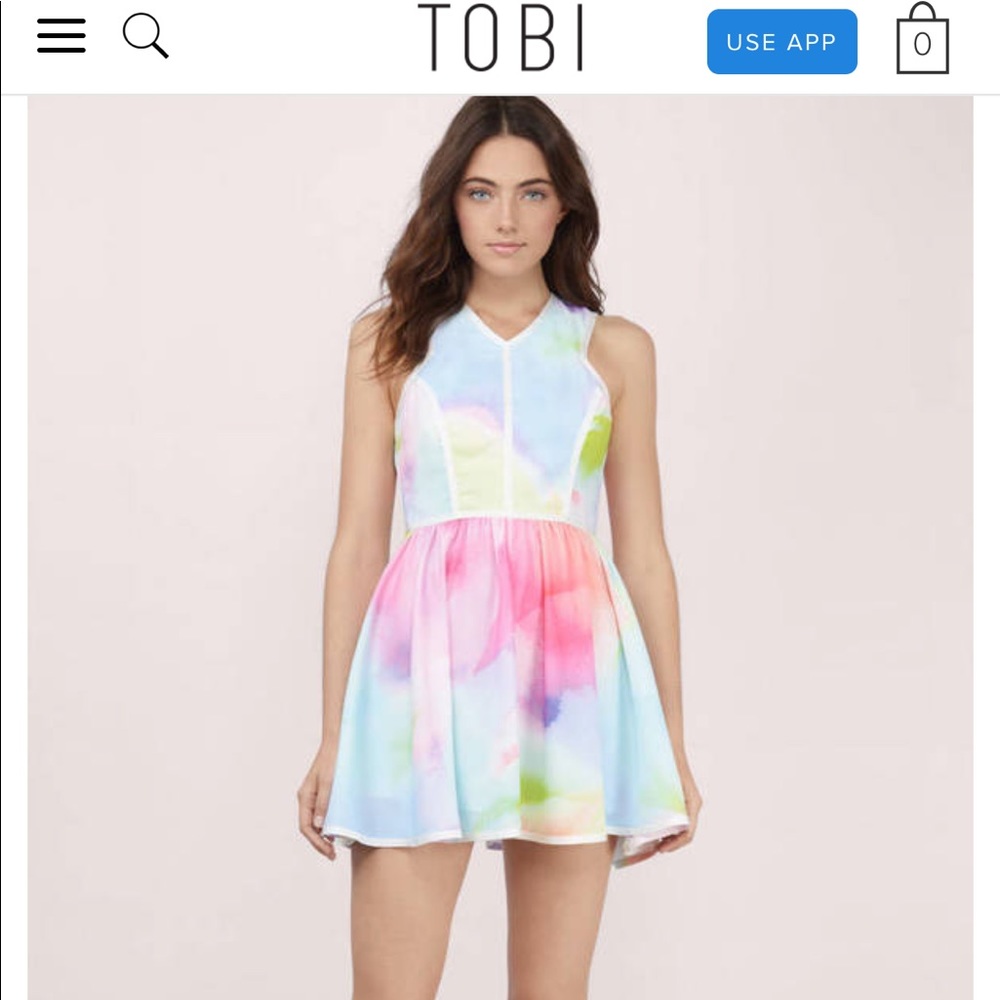 Tobi Tie Dye Dress - Picture 1 of 7